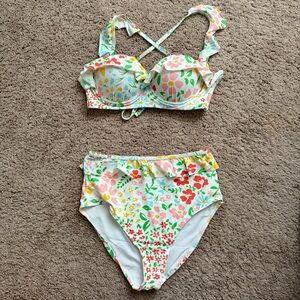 Floral Swim Set
